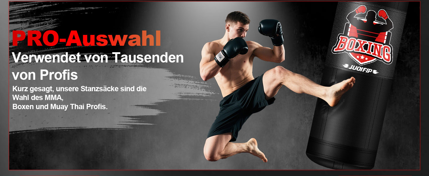 Набір для боксу Boxsack-Set для дорослих, 120 см, з боксерськими рукавичками 12oz, для MMA, карате, кікбоксингу, боксу, муай-тай, тренувань вдома та у фітнес-клубі. Важкий боксерський мішок (не заповнений)