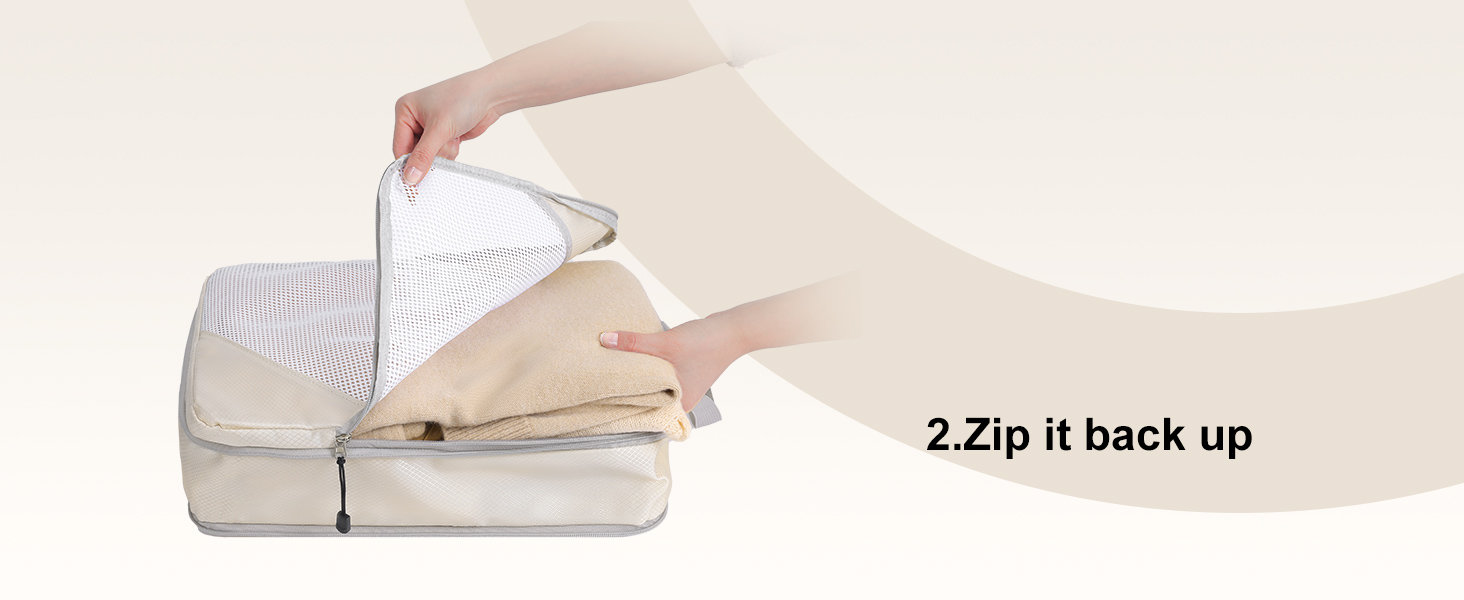 Органайзери для валізи DIMJ - Набір 8 шт. для подорожей, чорного кольору