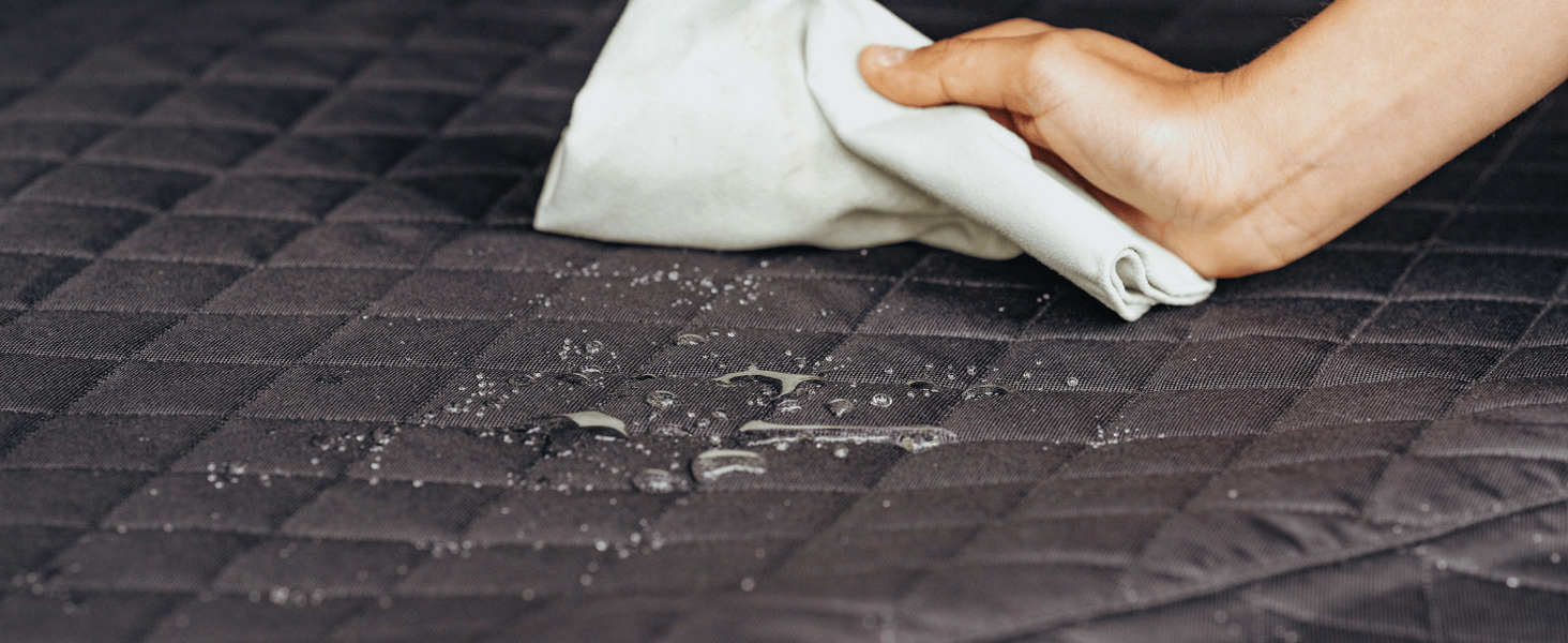 Захист для багажника автомобіля від бруду та подряпин для собак Rudelkönig - Водовідштовхувальна, з кишенею, універсальна захисна килимок для багажника, чорний, стеганий