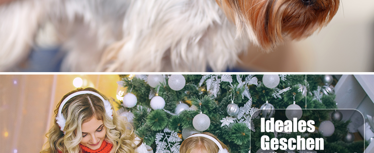 Набір для стрижки собак та котів Leise: акумуляторна машинка з 4 насадками, водонепроникна IPX7, для догляду за мордочкою, вухами, лапами та тілом