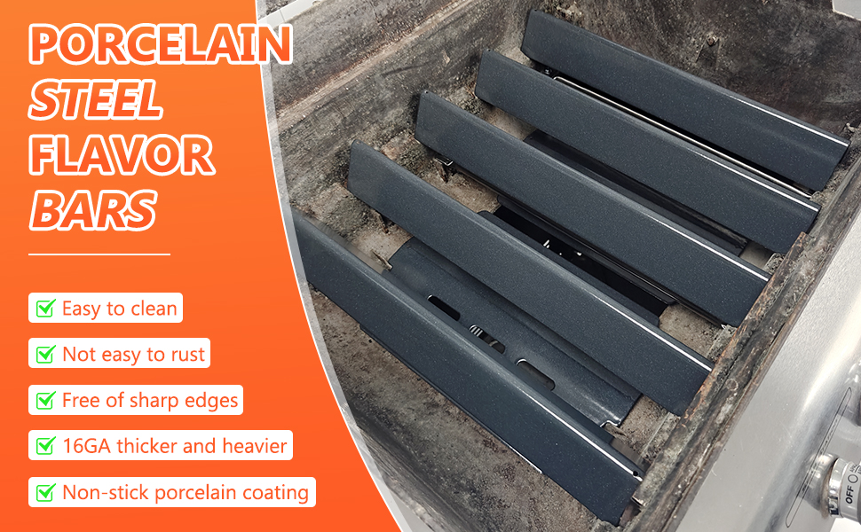 Решітка-гриль для Weber Genesis E-310/320/330, S-310/320/330 (2007-2016) GFTIME (2 шт.) з емальованої сталі