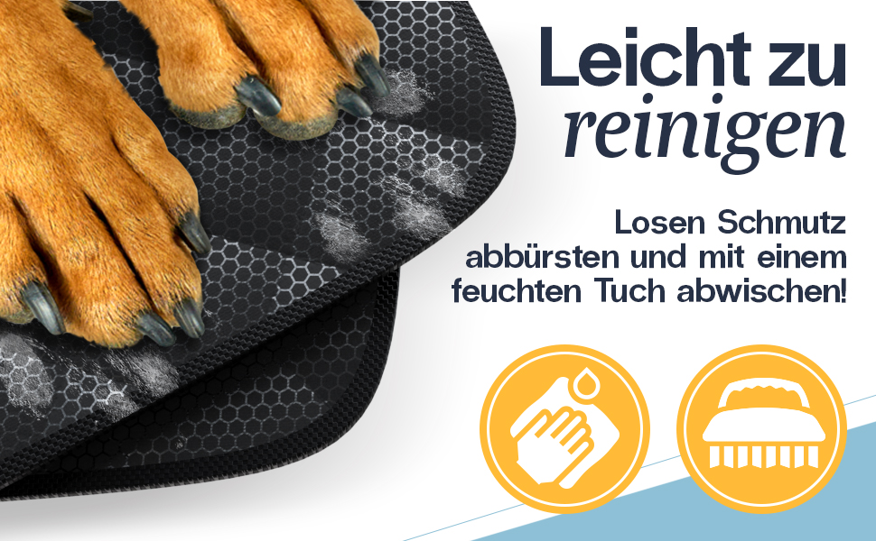 Автомобільний лежак для собак середніх порід - водовідштовхуючий, 75x58x36 см