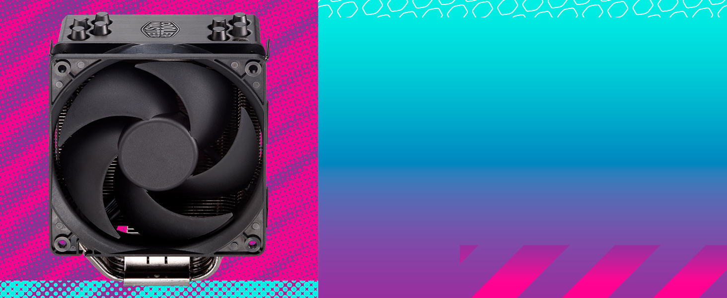 Кулер CPU Cooler Master Hyper 212 Black 2021 V2 з RGB-вентилятором SF120R та підтримкою LGA1700