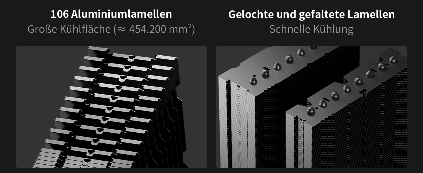 upHere UE2 Elite KC8C: Потужний кулер CPU з ARGB підсвічуванням (120мм, 8 heatpipes, 280W) для AM5/AM4/AM3, Intel 1851/1700/115x/1200