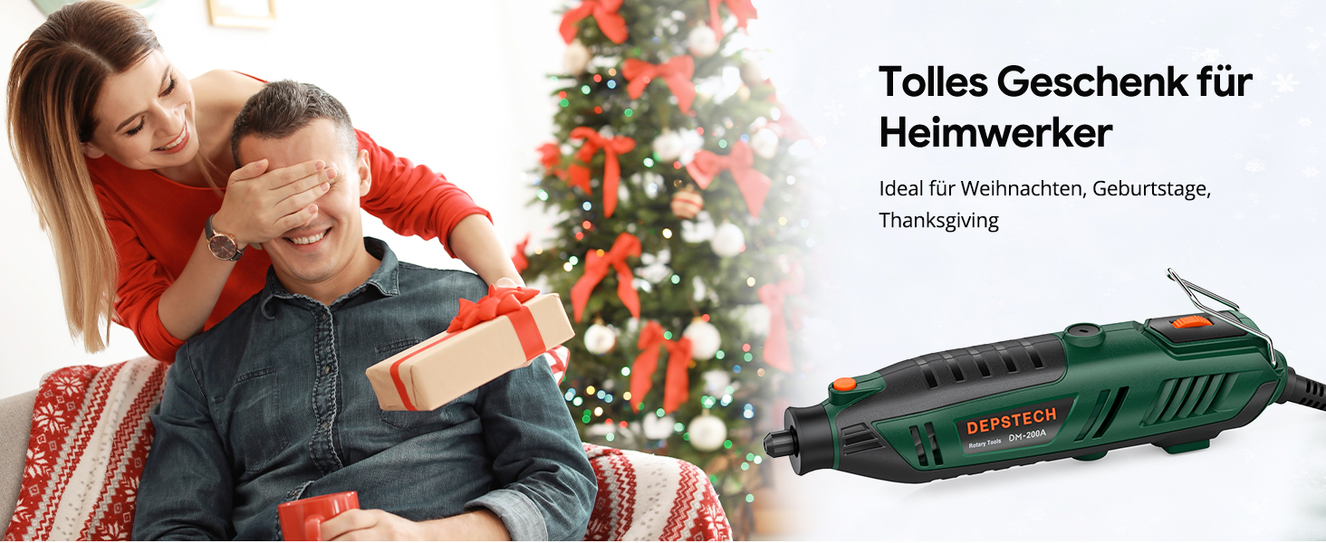200W Multifunction Tool, Rotary Tool with 6 Variable Speed Settings 10000–40000 RPM, Multitool Set with 128 Accessory Set for Engraving, Drilling, Cutting, Grinding, Carving, Polishing, Sharpening