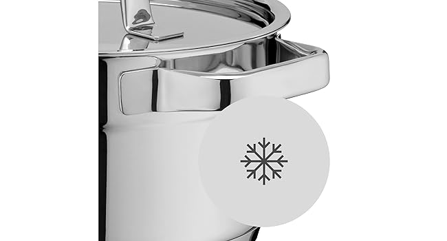 Миска для водяної бані WMF Compact Cuisine 16,5 см, сталева, полірування, для збивання, підходить для посудомийної машини, штабельована