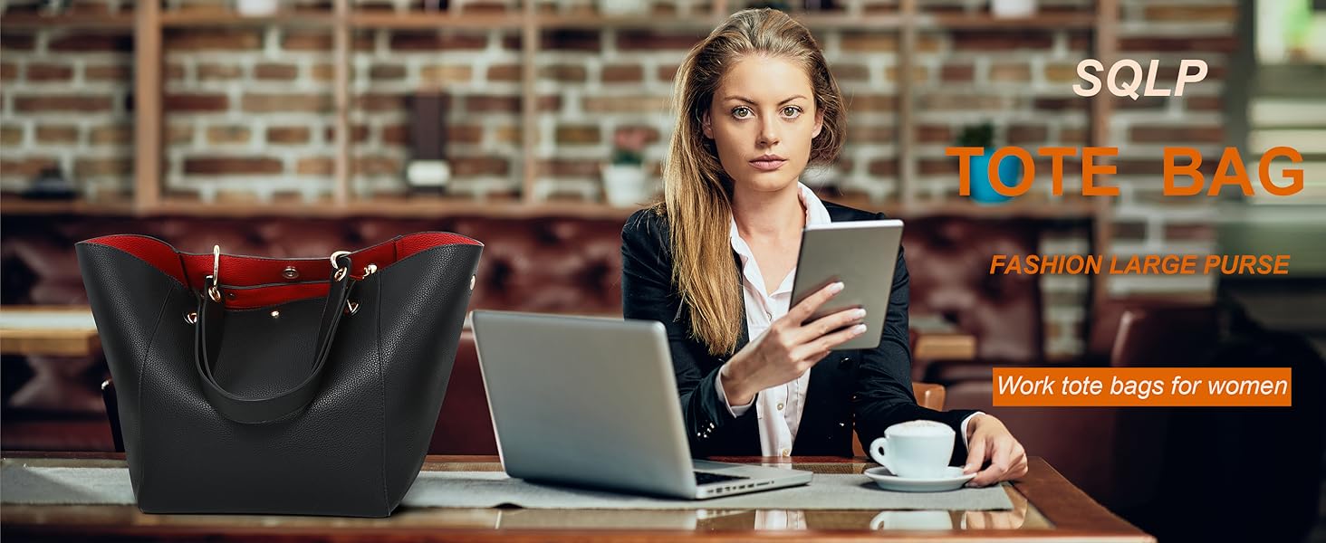Жіноча шкіряна сумка-шопер велика чорна для студентів та роботи | sqlp