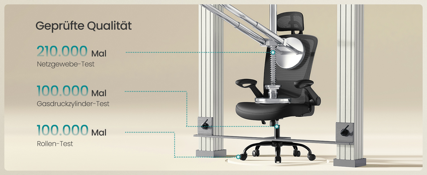 Офісне крісло SONGMICS з ергономічною спинкою з сітки, поперековою та підголівником, функцією гойдання, сидінням 53 см, відкидними підлокітниками, для робочого та спального місця, студентів, OBN37BK (Чорний)