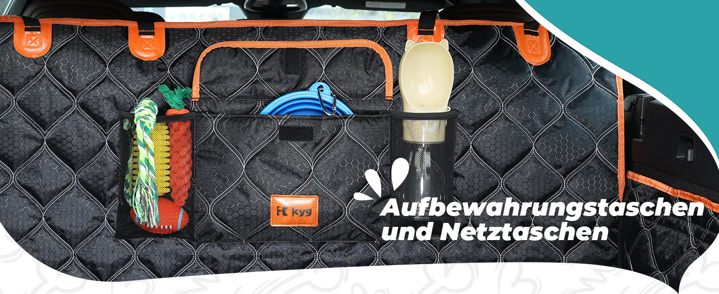 Захисна ковдра для собак у багажник авто KYG, 215x110 см, водовідштовхувальна, антикіготкові властивості, універсальна
