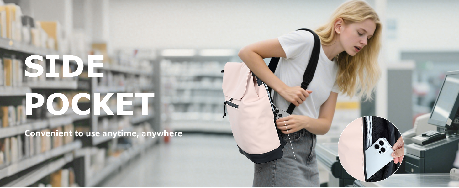 Чоловічий та жіночий рюкзак з матового шкірозамінника з відділенням для ноутбука 15,6