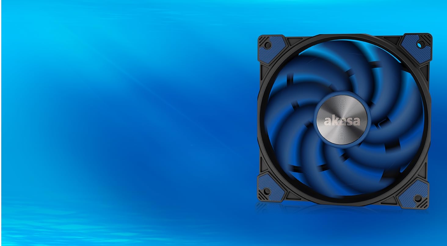 Система охолодження CPU Akasa Alucia H4 з вентилятором 120мм PWM, 4 теплові трубки, 185W TDP, для Intel LGA 2066, 2011, 1151, 1155, 1150, 1200, AMD AM4 AM5 Ryzen