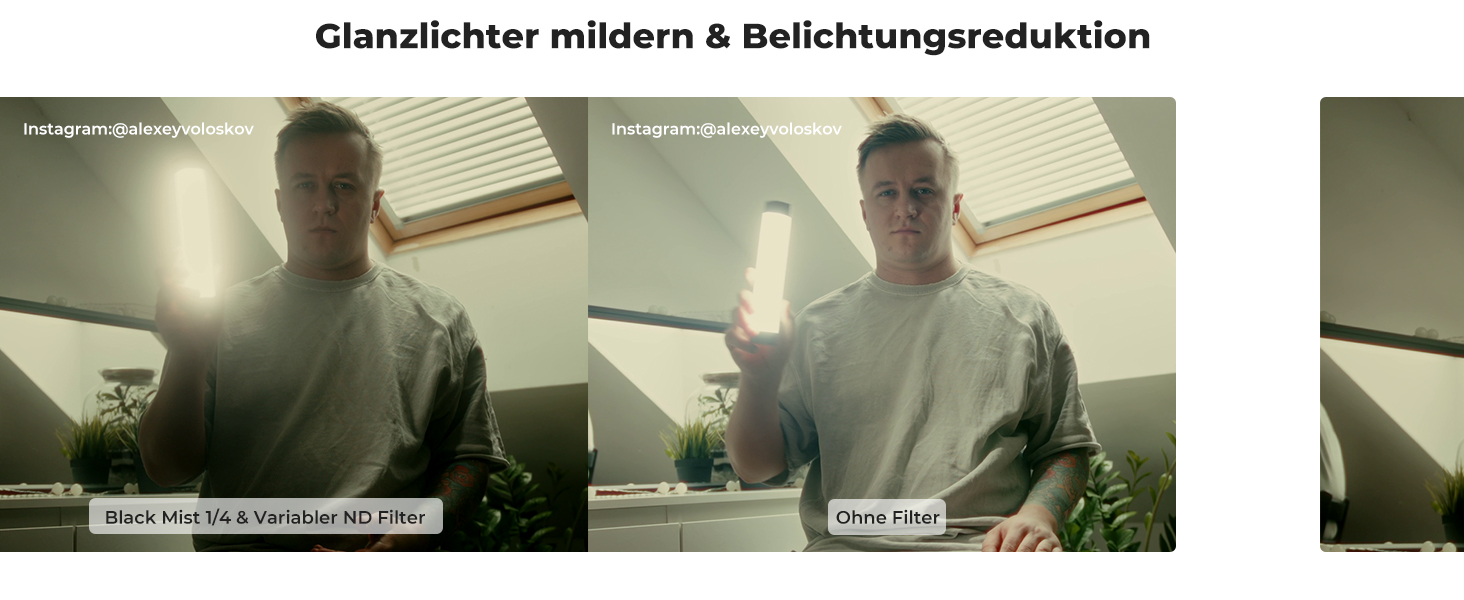 Фільтр K&F Concept 77mm Black Mist 1/4 та ND2-ND400 2-в-1 (Nano-Xcel Series)