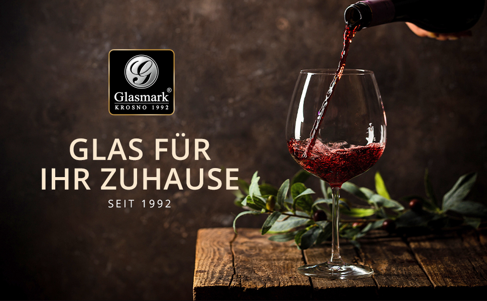Набір склянок Glasmark KROSNO 1992 Longdrink 6 шт, 400 мл для води, коктейлів, високі склянки для напоїв, придатні для мийки в посудомийній машині