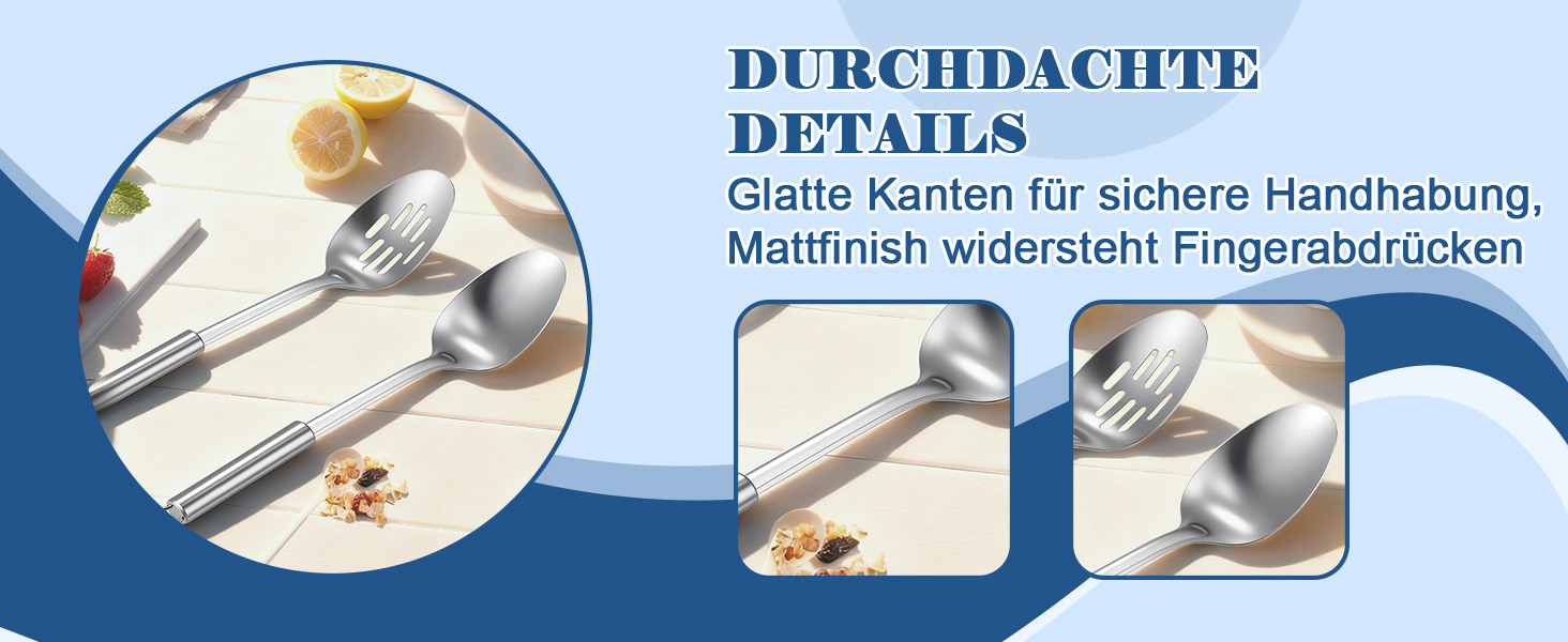 Набір кухонних аксесуарів BEWOS 15 предметів: ложки, шпателі, органайзер, нержавіюча сталь, для кухні