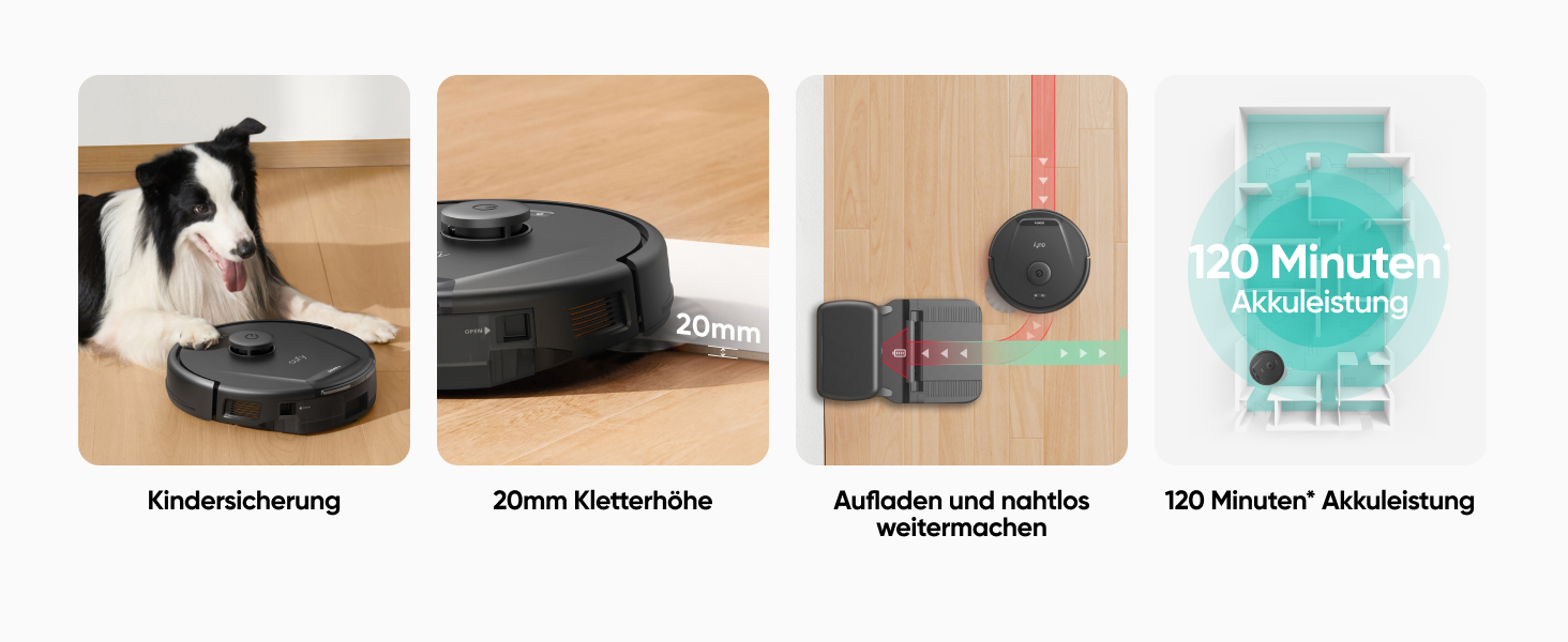 Робот-пилосос eufy L60 Hybrid SES з функцією миття, потужність 5000Pa, лазерна навігація iPath, для ретельного прибирання, ідеальний для волосся та твердих підлог (відновлений)