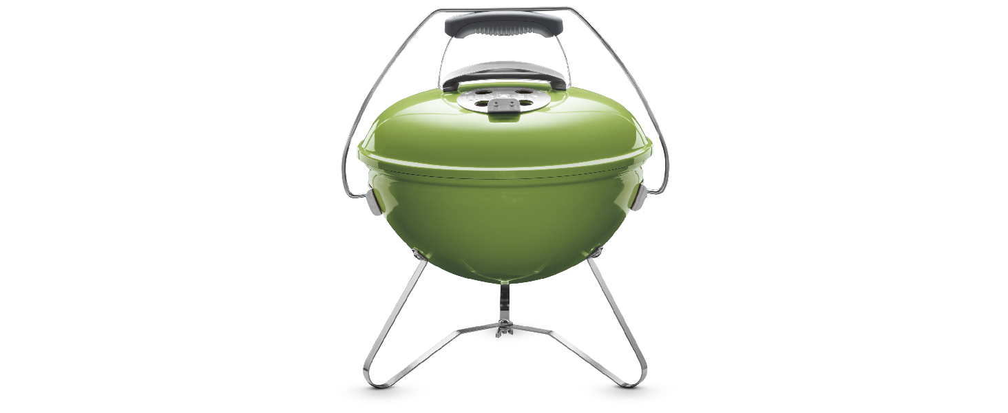 Вугільний гриль Weber Smokey Joe Premium, 37 см, портативний, емальований, Slate Blue