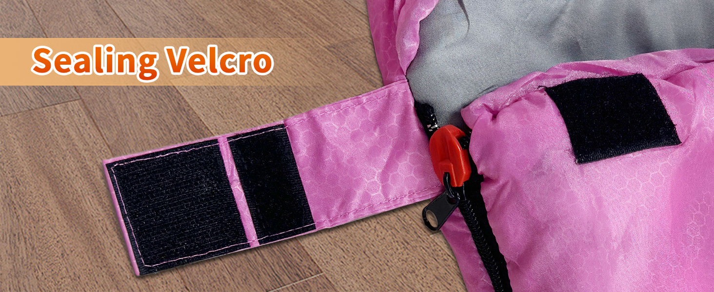 Спальний мішок Outdoor для дорослих, зимовий, 3-4 сезони, водонепроникний, комфортна температура 0°C, рожевий, 220x85 см, з компресійним мішком