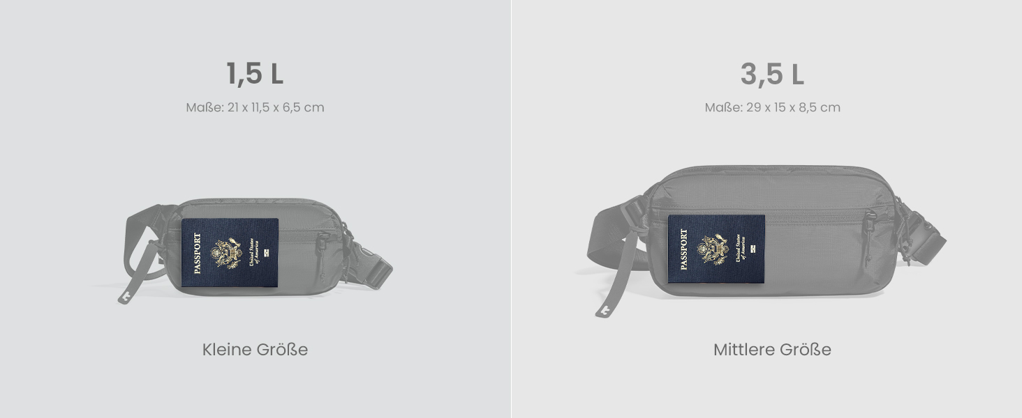 tomtoc Anti-Diebstahl Sling Bag 3,5L: Сумка на плече, через тіло, чорна, RFID-захист, для Switch, iPad mini, EDC, подорожі