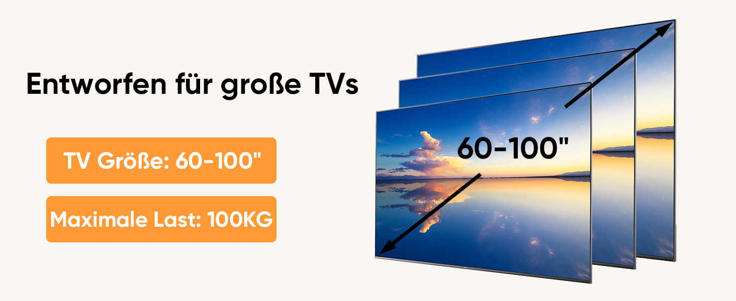 Кронштейн для телевізора FORGING MOUNT HY9458 для XXL TV 60–120 дюймів, до 125 кг, поворотний та нахильний, висувний подвійний важіль 1090 мм, VESA до 900x600мм