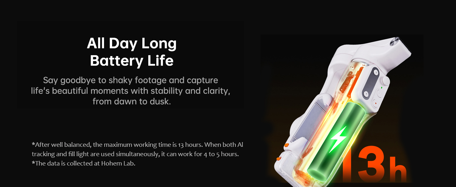 Hohem iSteady V3 – Стабілізатор для смартфона з AI-трекером, магнітним світлом та пультом ДУ