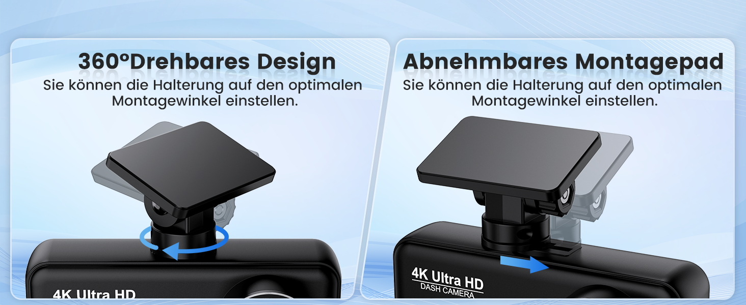 Відеореєстратор SIGRILL Dashcam Auto 4K+1080P з Wi-Fi, двоканальний, з карткою 64GB, нічне бачення, паркувальний режим, G-сенсор, запис по колу, підтримка до 256GB