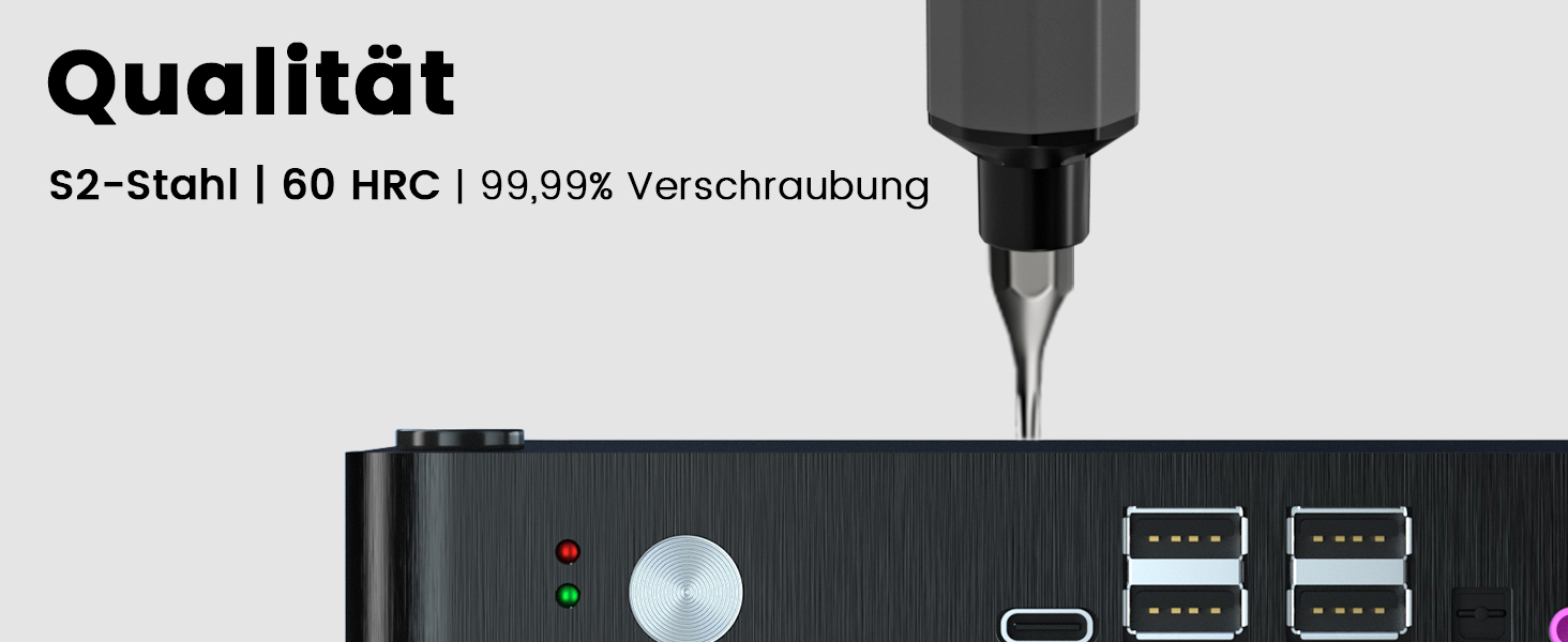 Набір мініатюрної електричної викрутки TANYO 51 в 1 з акумулятором 400mAh, LED-ліхтариком, для ремонту iPhone, ноутбуків, окулярів, годинників (чорний)