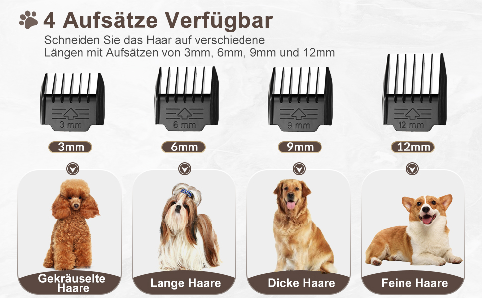 Машинка для стрижки собак Gimars 3-в-1: потужна, тиха, для густого хутра. Комплект з ножицями, акумуляторна, 7000 об/хв. Ідеально для собак та котів.