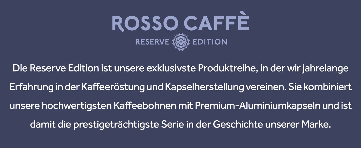 Капсули ROSSO CAFFÈ Nespresso Reserve Edition (80 шт.) - Мікс 8 сортів преміум еспресо, сумісні з Nespresso, Made in Italy