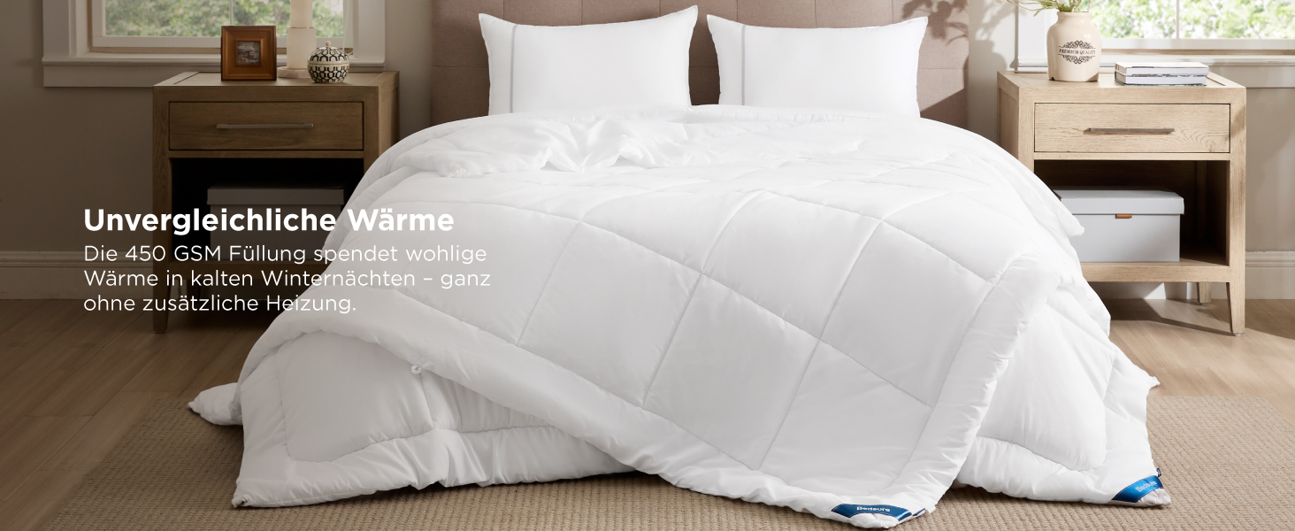 Комплект постільної білизни BEDSURE: ковдра 135x200 (зимова 450gsm, літня 150gsm) для 4 сезонів, 2 шт.