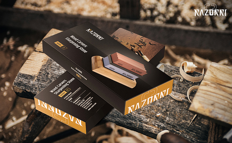 Набір алмазних точильних каменів Razorri C3 для заточування та полірування металевих лез (400/1000, 3000/8000 grit)