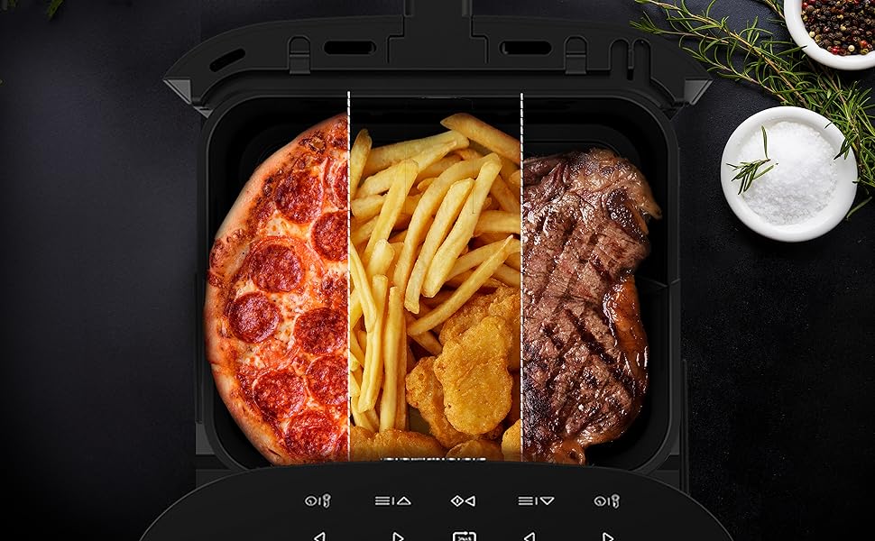 Фритюрниця, духовка та гриль Cecotec Cecofry FoodCourt 11000 Connected: 11 л, 1850 Вт, 3-в-1, 8 програм, Wi-Fi, 40-230ºC