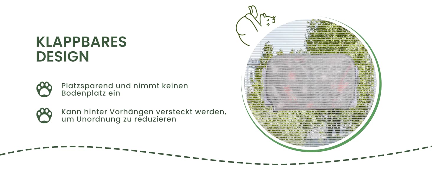 Кішка ліжко на вікно, світлодіодна килимок, складана, бездротова, до 20 кг, зручне ліжко з оглядом 360°, кішка гамак, віконце ліжко (Сірий, 1 шт.)