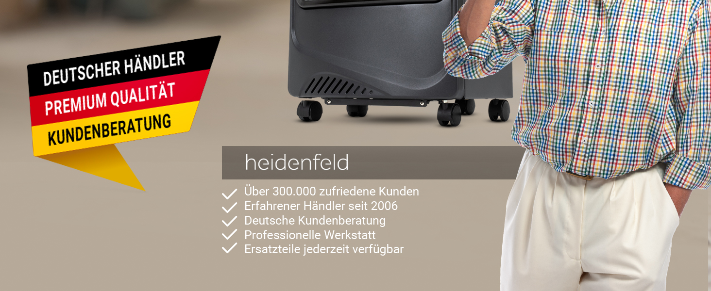 Газовий обігрівач Heidenfeld Inferno GH100 | 3 роки гарантії, 4200 Вт, для приміщень, газ до 15 кг,(Газовий балон не входить у комплект)