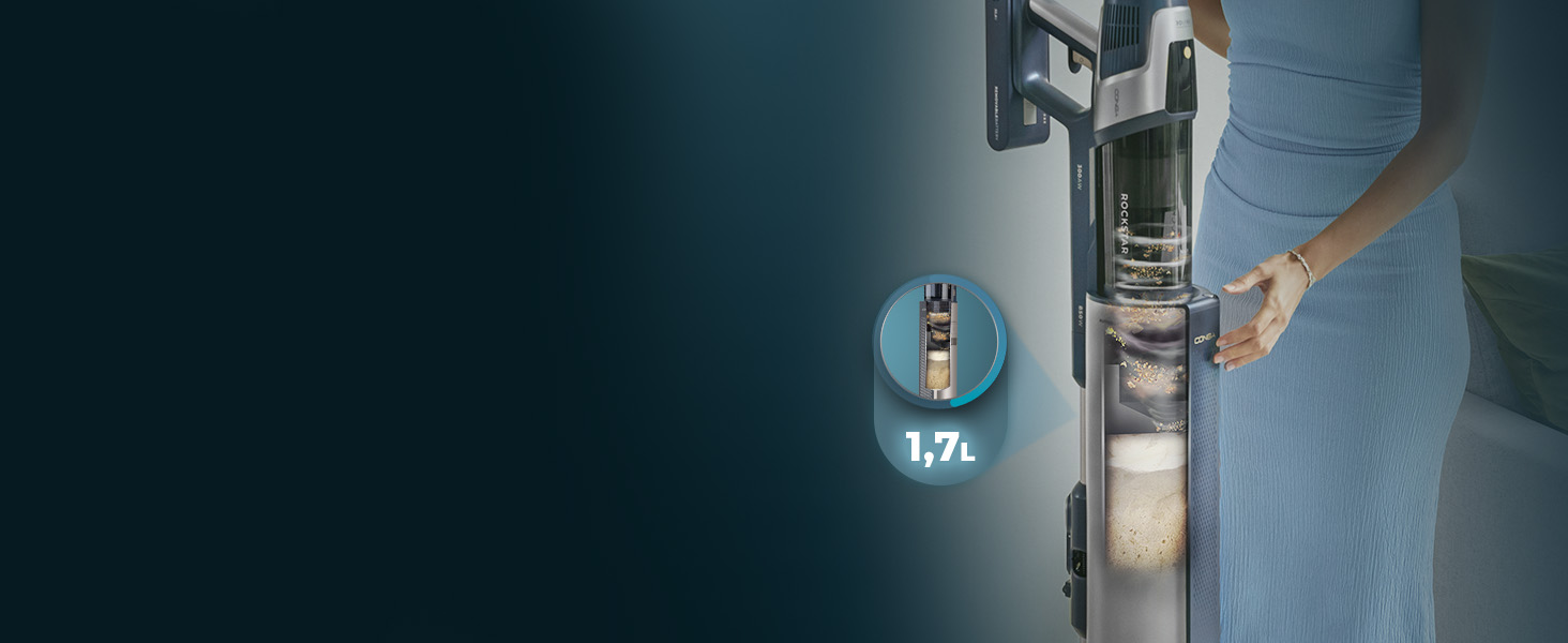 Бездротовий пилосос Cecotec Conga Rockstar 5500 Hurricane Station Flex Max: 220AW, 700W, станція самостійного очищення, 90 хв роботи, антизаплутувальна щітка, гнучкий шланг, циклонна технологія