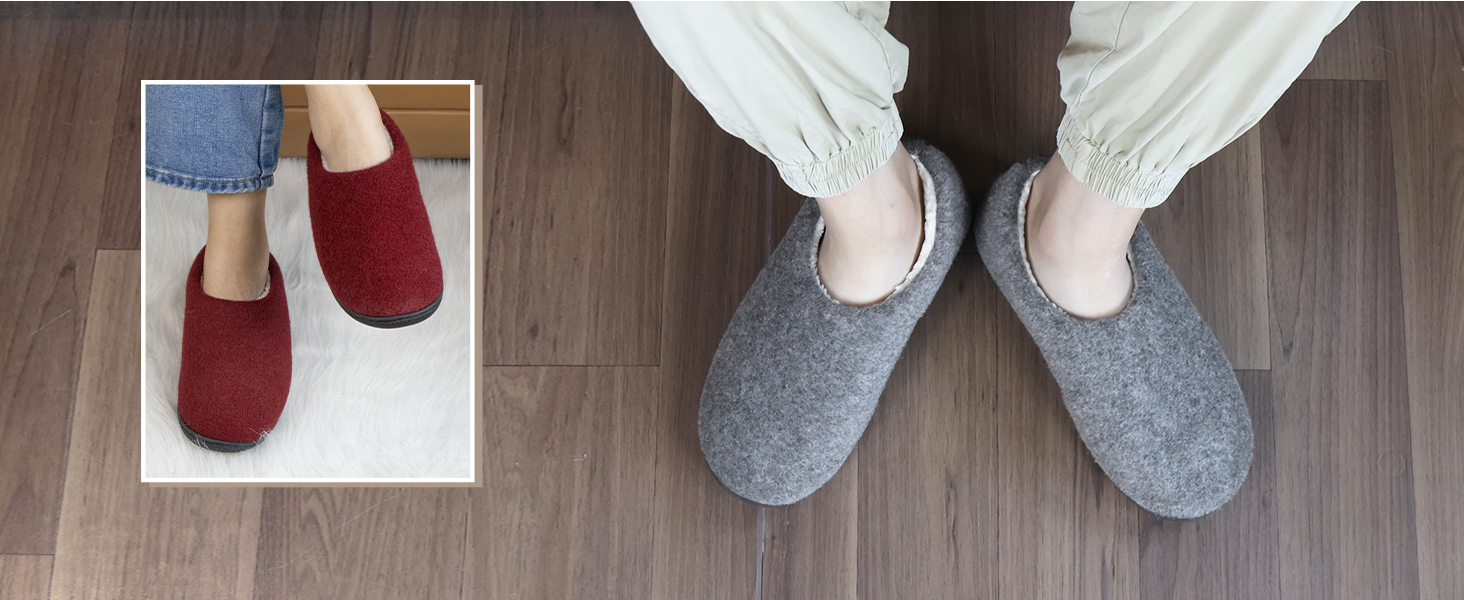 Тапочки халатні Mishansha зимові, теплий memory foam, підошва з твердим протектором, розмір 36-47, білий (сірий, 40/41 EU)