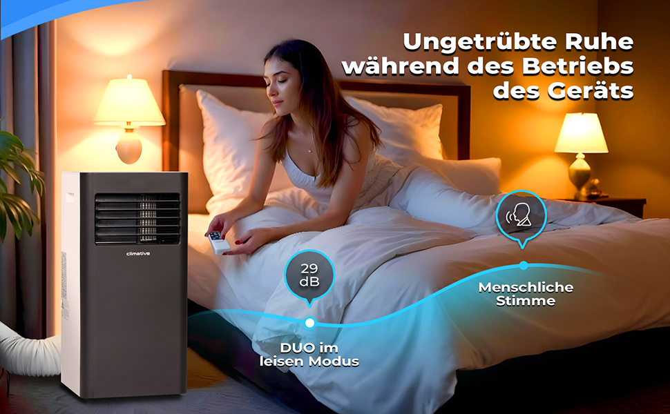 Мобільний кондиціонер з витяжним шлангом 10000 BTU, 2,9 кВт, WiFi, Tuya Smart, для квартир до 29 м², з ущільнювачем для вікна