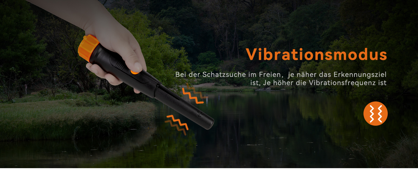 Металодетектор SUNPOW для дітей - водонепроникний, з LCD-дисплеєм, 3 режими, регульована ручка, IP68, чорний