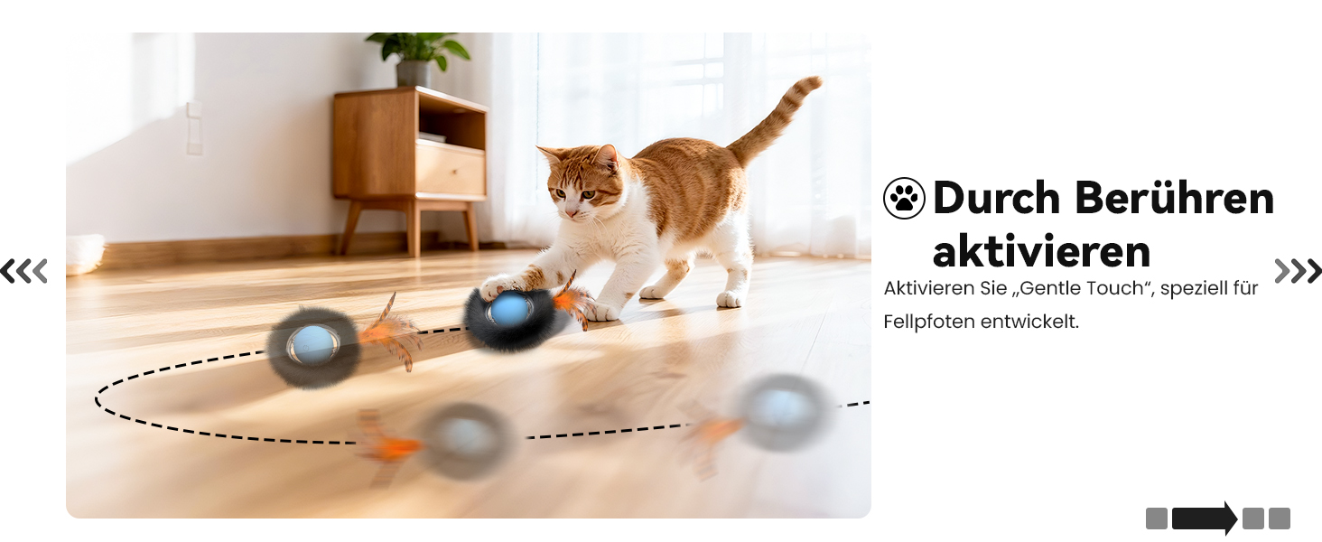 Іграшка для котів, інтерактивна куля з лабіринтом, автоматична мишка з пір'ям, мисливська іграшка, подарунок для кота