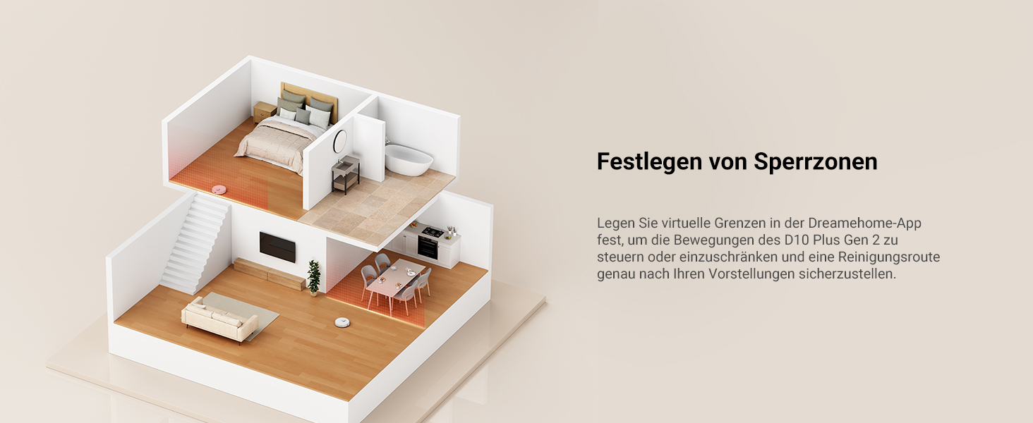 Робот-пилосос Dreame D10 Plus Gen 2 з функцією миття, автоматичним випорожненням, LiDAR-навігацією та потужністю всмоктування 6000 Pa