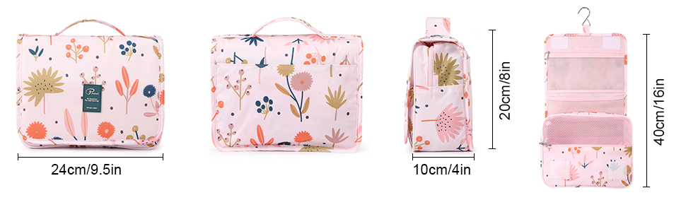 Жіноча сумочка для туалетних аксесуарів Lychii, рожева. Органайзер для подорожей, валіза та ручної поклажі