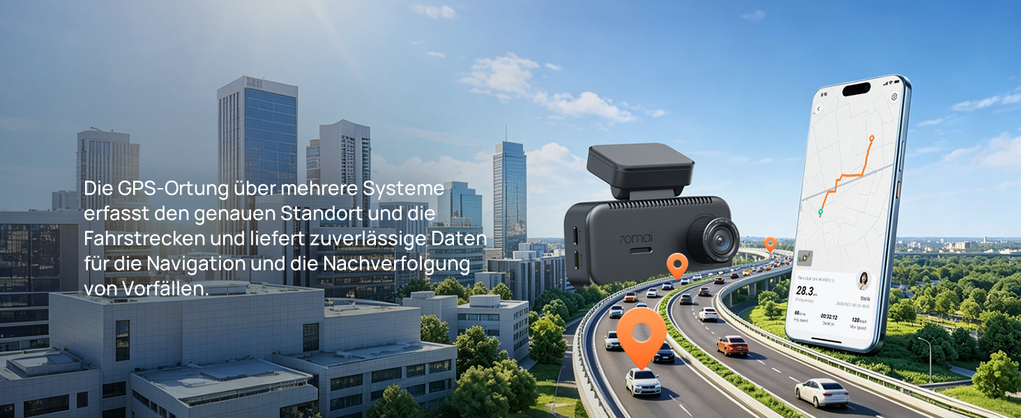 Автомобільний відеореєстратор 70mai A810 Lite 4K з Wi-Fi 6, передня та задня камери, чорний (Carbon Black)