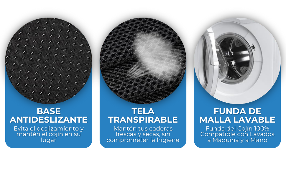 Подушка для сидіння Coxiskissen: ергономічна подушка для офісного крісла з Memory Foam, для спини, стегна, тазу, від болю в спині, геморою, радикуліту, для інвалідного візка, знімний чохол