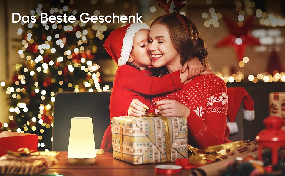 Нічник LED 2 шт, сенсорний диммер, USB зарядка, пульт ДУ, 13 кольорів, 3 режими, бездротовий таймер для спальні/вітальні, коричневий