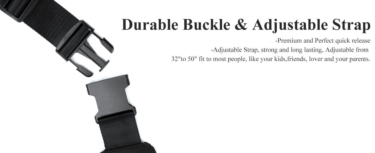 Чоловіча/Жіноча поясна сумка Maxtop Bauchtasche - водонепроникна, для подорожей, фітнесу, бігу, тренувань (чорна)