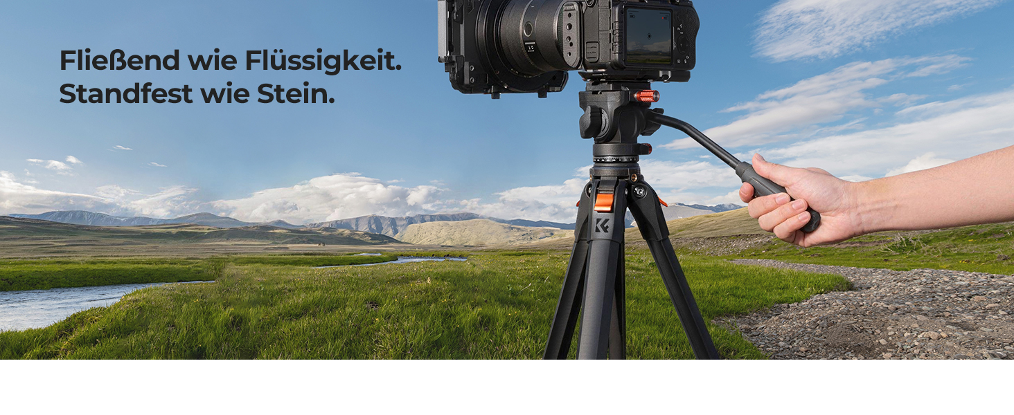 Штатив для камери K&F Concept з гідравлічною головою, алюмінієвий компактний штатив для DSLR, відеоштатив 187 см з тримачем для смартфона та планшета