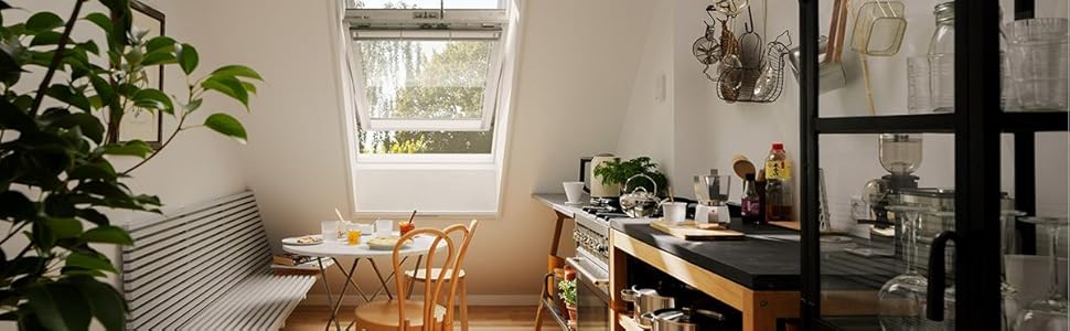 VELUX оригінальна рулонна москітна сітка з алюмінію, чорна, для мансардних вікон 923-1120 мм × 0-2000 мм, стійка до погодних умов