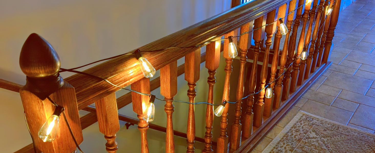 Світлодіодна гірлянда AzureStar для вулиці, 15 метрів, 2700K, ST38, IP44, для декору саду, балкону, вечірки, фестивалю