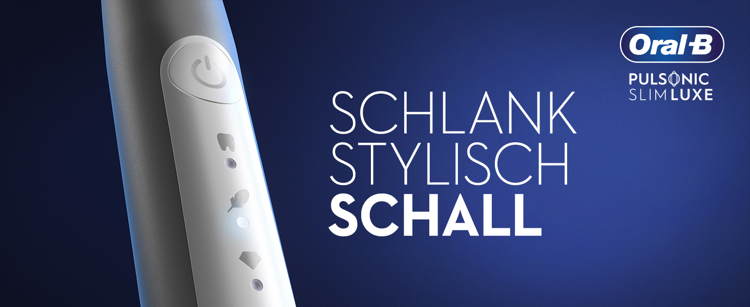 Електрична звукова зубна щітка Oral-B Pulsonic Slim Luxe 4000 - 3 режими чищення для догляду за зубами та яснами, подарунок для чоловіків/жінок