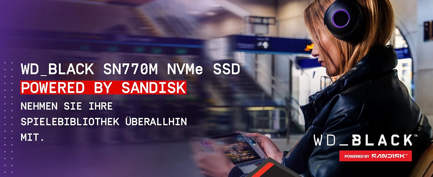 WD_BLACK SN770M 2TB NVMe SSD M.2 2230 для геймінгу (Steam Deck, Surface)