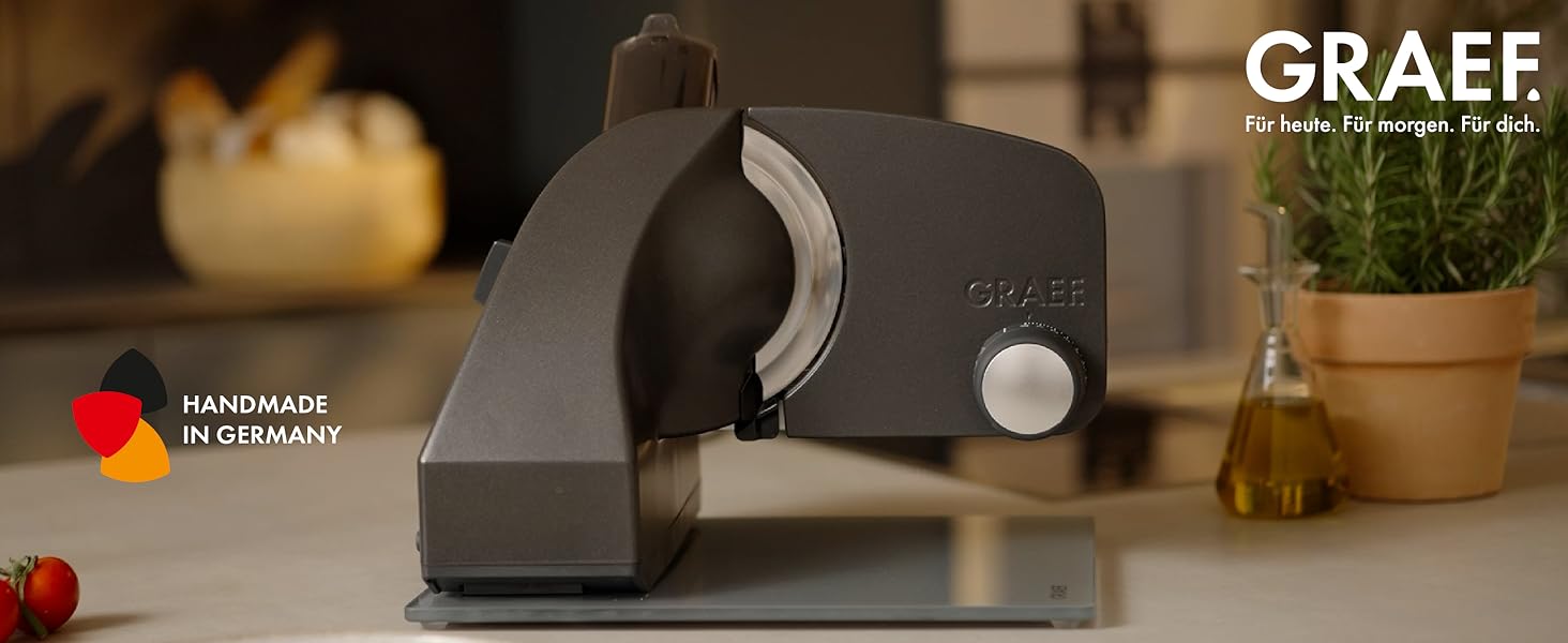 Електричний слайсер GRAEF Allesschiner Master M95 Eisenglimmergrau (M95EU)